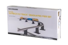 Bachman 16 pièces E-Z Track Graduated Pier Set – Echelle N