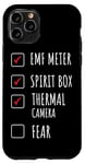 iPhone 11 Pro EMF Meter Spirit Box Thermal Camera Fear Paranormal Hunter Case