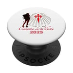 Camino Del Norte 2025 Saint-Jacques-de-Compostelle PopSockets PopGrip Adhésif