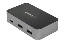 StarTech.com 3 Port USB C 3.1 Gen 2 Hub with Ethernet Adapter, 10Gbps USB Type C to 2x USB-A & 1x USB-C Ports, USB Hub w/ BC 1.2 Phone Fast Charging, Superspeed 10Gbps USB C Hub with GbE - Windows/macOS/Linux - hub - 3 porte