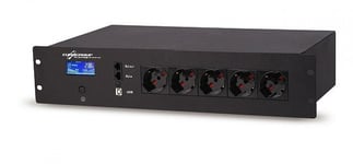 MULTI-SOCKET 5 SCHUKO AVEC RACK UPS 19'' 1200VA 720W MTPMM120010R