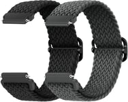 22mm Nylon Tressés Sport Bracelet Pour Xiaomi Redmi Watch 5 Active/Xiaomi Redmi Watch 5 Lite/Xiaomi Watch 2, Bracelet Remplacement Pour Amazfit Bip 5 Unity/Amazfit Balance/Amazfit Gtr 4