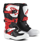 Crosstøvler Alpinestars Tech 3S Barn Hvit-Svart-Knallrød