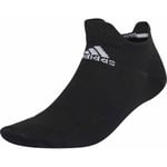 adidas Low Cut Running Socks Black Womens Cushioned Arch Support Sports Training