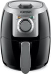 Chefman TurboFry 2-Litre Small Air Fryer, Compact Size, Black - U.k. Version 