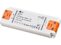 Goobay 30004, Elektronisk Transformator Till Belysning, Orange, Vit, Ip20, -20 - 45 ° C, Ce, Rohs Directive 2011/65/Eu [Ojeu L174/88-110, 01.07.2011, 50 W