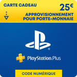 E-Carte Cadeau Playstation Plus 25 Sony