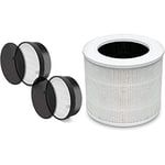 Hongfa LV-H132 Replacement Filters for Levoit Air Purifier, 3-in-1