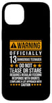 iPhone 14 Plus 13 Years Old Warning Dangerous Teenager 13th Birthday Case