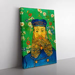 Big Box Art Vincent Van Gogh Portrait of Joseph Roulin (2) Canvas Wall Art Print Ready to Hang Picture, 76 x 50 cm (30 x 20 Inch), Multi-Coloured