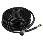 vhbw Tuyau de rallonge 30 m compatible avec Kärcher K 4.91 MD T 200, K 4.98 MD T 300 nettoyeur haute pression avec connexion M22 x 1,5, noir