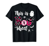 This Is Boo Sheet Halloween Ghost Costumes Men Women Couples T-Shirt