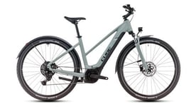 Vtc electrique cube nuride hybrid performance 625 allroad trapeze shimano cues 9v 625 wh 29   gris vert swamp 2025