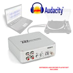 PDX-015 USB 2.0 Soundcard Digital Analog Converter inc Audacity Studio Software