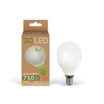 Ampoule LED Globe 8 W E14 forme globe blanc chaud