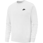 Nike M Nsw Club Crw Bb Long Sleeved T-Shirt - White/(Black), M-T