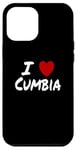 Coque pour iPhone 12 Pro Max I Heart (Love) Cumbia Latin America Music Rhythm Colombie