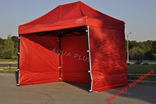 Bastionshop Tente Express Professionnelle 3x4,5m tonnelle Pliable, Tente Pliante, Tente de réception (Rouge)