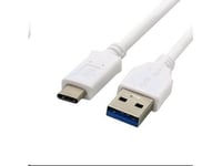 Usb-Kabel C-Tech Usb-A - Usb-C 1 M Biały (Cb-Usb3c-10W)