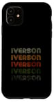 iPhone 11 Love Heart Iverson Tee Grunge Vintage Style Black Iverson Case