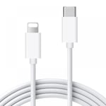 Laddningskabel för iPhone 14/13/12/11/pro - Extra lång Lightning-laddningssladd med 2-pack, förstärkta stresspunkter för utomhusäventyr (3ft)