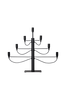 Adventsljusstake Milano Svart