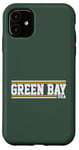 iPhone 11 Iconic Green Bay WI Hometown Pride Vintage Green Bay Case