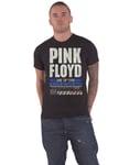 Pink Floyd T Shirt Knebworth 1990 Ticket Blue Band Logo Official Black