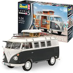 Revell 07674 - maquette de voiture VW T1 Camper à construire, échelle 1/24