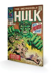 Marvel Comics Hulk (Big Issue) 40 x 59 cm Impression sur Bois