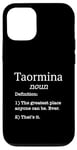 Coque pour iPhone 12/12 Pro Souvenirs de Taormina / Souvenir de Taormina Drôle Faux Définition