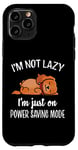 Coque pour iPhone 11 Pro Funny Power Saving Ruby Cavalier King Charles Spaniel Lover