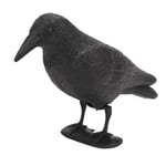 CORBEAU EN PLASTIQUE ANTI REPOUSSE PIGEON OISEAUX EFFAROUCHEUR POUR JARDIN POTAGER OU CHAMPS ESTINK -UNE