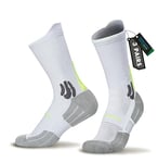 BRISIRA Coolmax Bambou Chaussettes Running Homme Femme De Contention Chaussettes Sport Lot De 3 Paires Compression Sans Couture Anti Ampoule Randonnée,Tailles Sportives 35-51