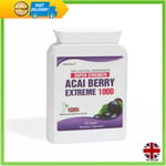 Acai Berry Extreme 1000 Pure Detox 60 Capsules Dietary Aid Supplement