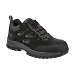 Regatta Mens Mudstone Safety Trainers (Black/Granite) - Size UK 8