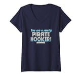 Womens Anchorman You Are A Smelly Pirate Hooker Quote V-Neck T-Shirt