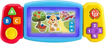 Fisher-Price Laugh  Learn Pretend Video Game Toddler Toy with Lights Sounds and