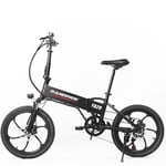 RANDRIDE YA20 elcykel, 500W motor, 12,8Ah batteri, 20*1,95'' däck, hopfällbart