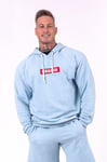 NEBBIA Red Label Hoodie 149 Light Blue - XL