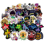 50PCS JoJo Bizarre Adventure Stickers For DIY Bicycle Motorcycle Car Guitar Laptop PS4 Skateboard Toys Anime Sticker