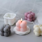 3-pack DIY - Candle molds - Candle Small - Gjutform - Ljusform Vit