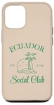 Coque pour iPhone 15 Pro Équateur Club social Voyage en plein air Vacances Équateur