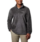 Columbia Men's Steens Mountain Half Zip, Fleece Pull Over, Charcoal Heather, L