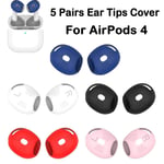 5 Pairs Dustproof Earplugs Ear Cover for AirPods 4 Headphone Accessories