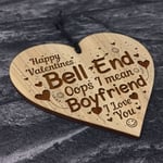 Funny Rude Valentines Gift For Boyfriend Engraved Heart Boyfriend Gift Ideas