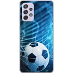 Samsung Galaxy A52s 5G Transparent Mobilskal Fotboll