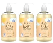 3x Shea Moisture Baby Extra Comforting Wash And Shampoo, Oat Milk And Rice Water