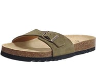 Scholl Homme Simon Sandale, Khaki, 43 EU