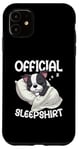 iPhone 11 Official Sleepshirt Boston Terrier Sleepyheads Napping Case